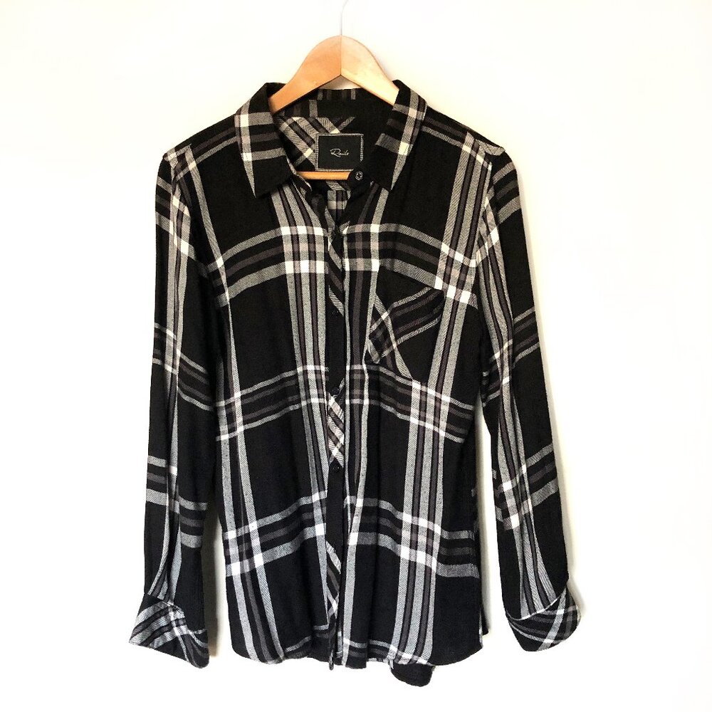 RAILS WOMEN'S LONG SLEEVE PLAID SHIRT M